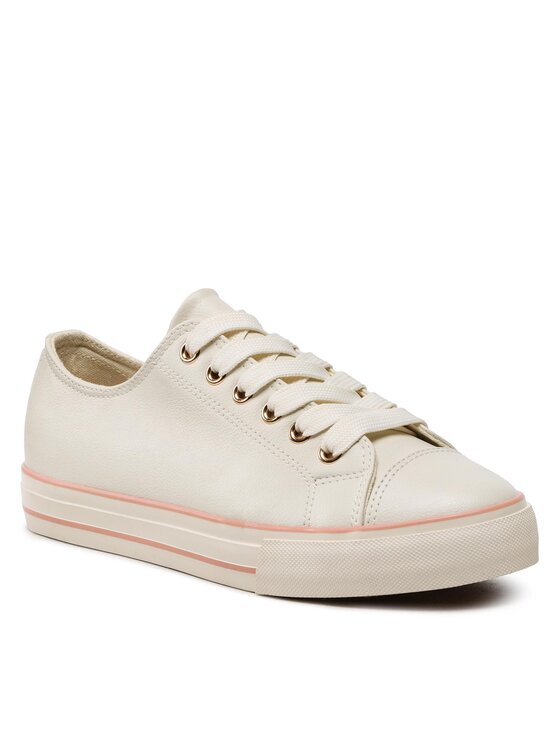 Jenny Fairy Jenny Fairy Sneakers aus Stoff WSS21009-01 Beige