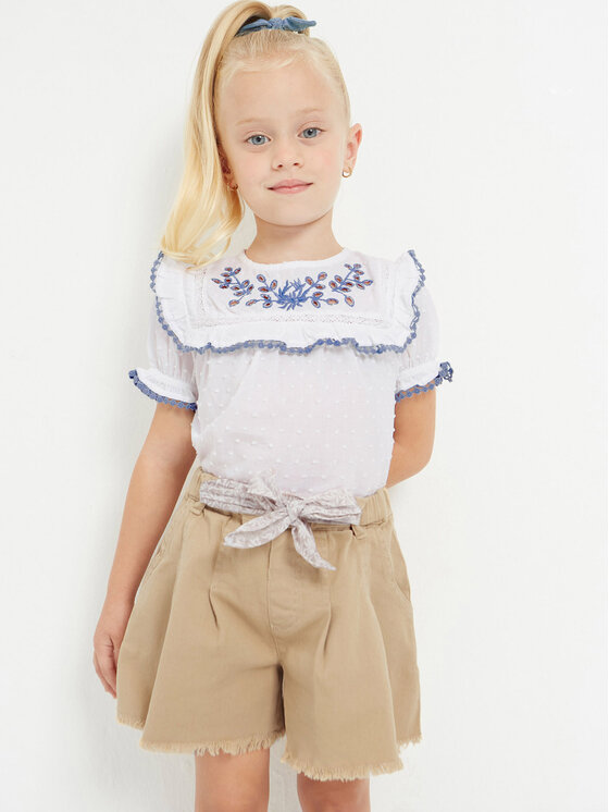Mayoral Pantalon scurți din material 3209 Bej
