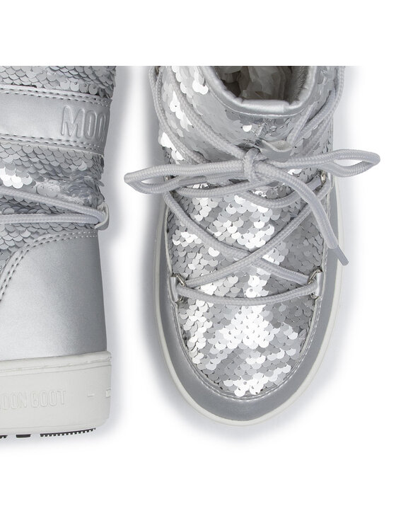 Moon Boot Moon Boot Sniega zābaki Pulse Mid Disco Plus 241038001 Sudraba