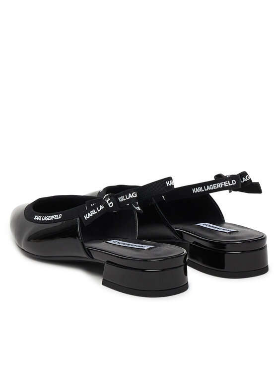 KARL LAGERFELD KARL LAGERFELD Baleríny Kerrie KL40159 Čierna
