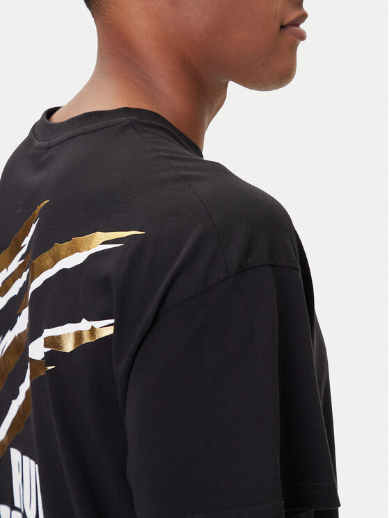 Plein Sport Plein Sport Tricou FAEC MTK8356 STE001N Negru Loose Fit