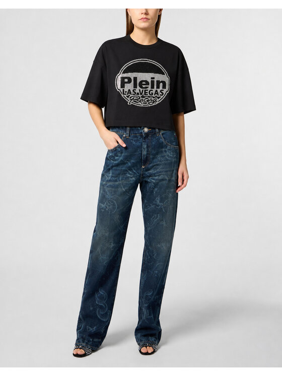PHILIPP PLEIN PHILIPP PLEIN T-Shirt 24753 Czarny Regular Fit