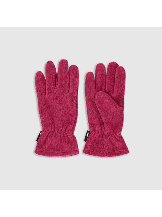 4F 4F Rękawiczki dziecięce 4FJWAW25AGLOU156-54S Różowy