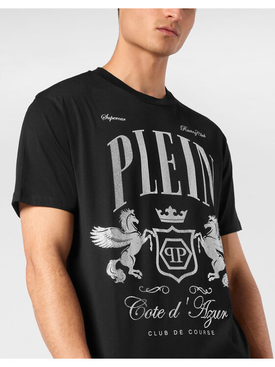 PHILIPP PLEIN PHILIPP PLEIN T-Shirt 24911 Czarny Regular Fit