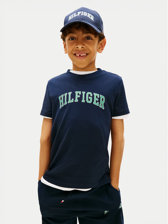 Tommy Hilfiger Tricou KB0KB10420 Bleumarin Regular Fit