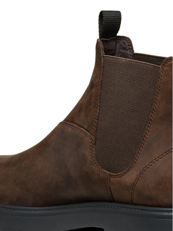 Geox Geox Kotníková obuv s elastickým prvkem U Spherica Ec7 U46FRA 000FF C6009 Hnědá