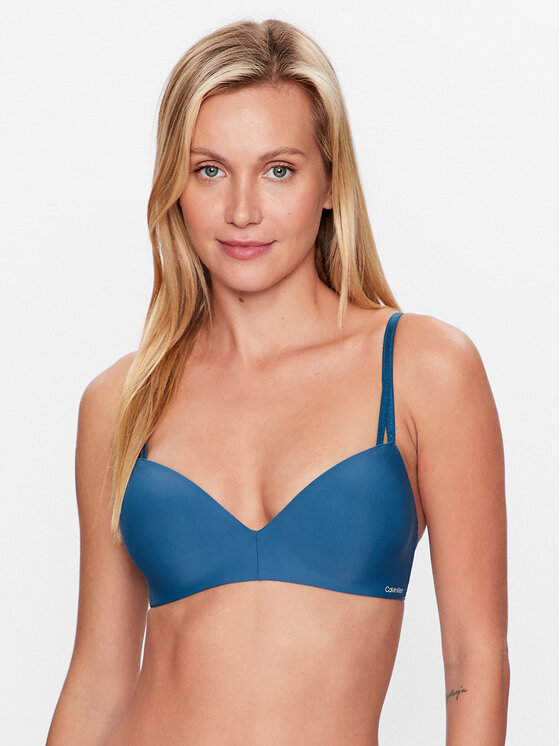 Calvin Klein Underwear Krūšturis ar stīpiņu 000QF6017E Zils