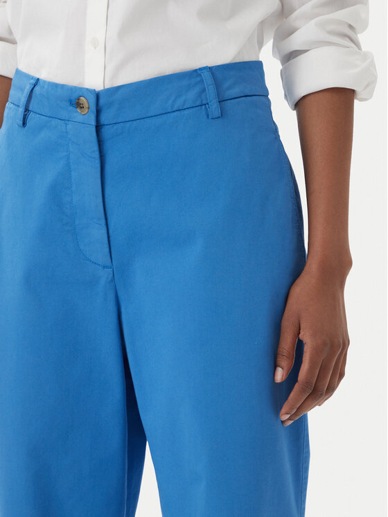 Tommy Hilfiger Tommy Hilfiger Chino nohavice WW0WW49647 Modrá Slim Fit