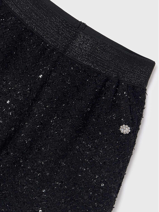Mayoral Mayoral Pantaloncini di tessuto 7.967 Nero Regular Fit