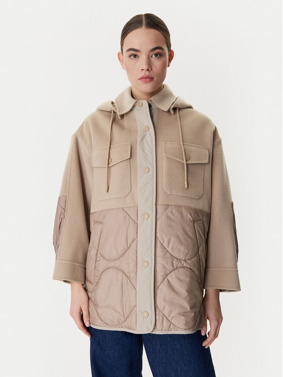 Weekend Max Mara Geacă Ossola 2615481011 Bej Relaxed Fit