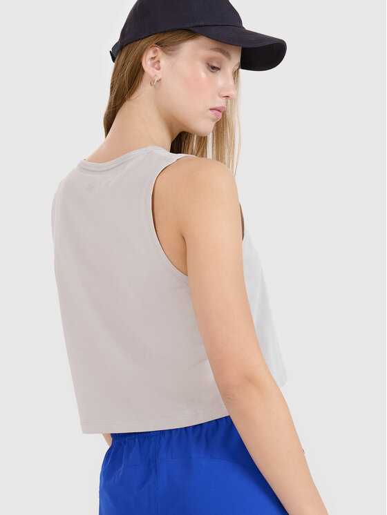 4F 4F Tank top HALNY Szary jasny Regular Fit