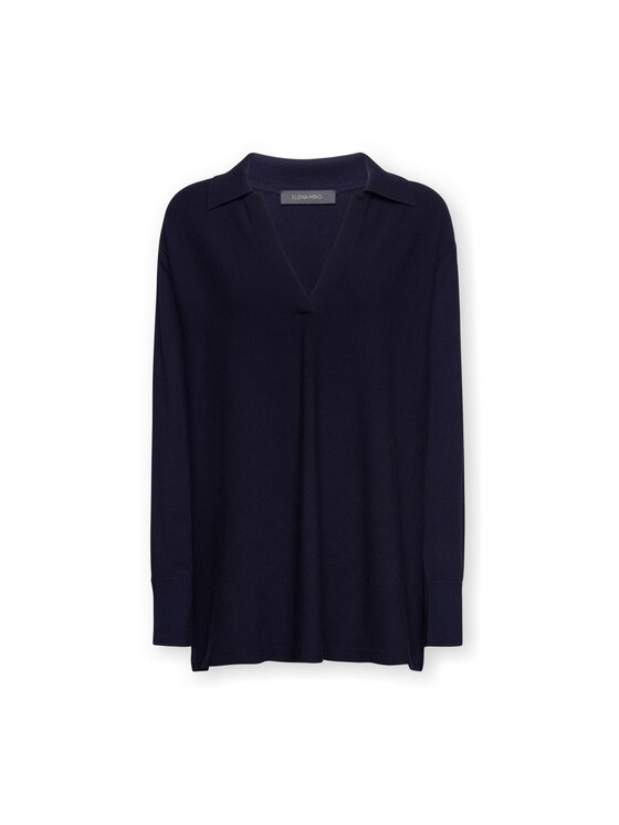 Elena Mirò Elena Mirò Sweter M023Z000783N0H4 Niebieski Over Fit