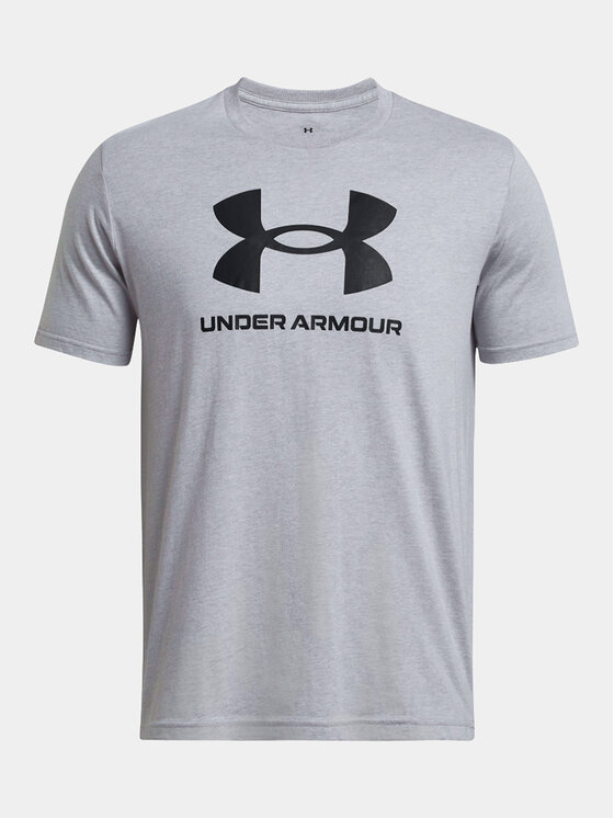 Under Armour Under Armour T-Shirt Ua Sportstyle Logo Update Ss 1382911-035 Szary Loose Fit
