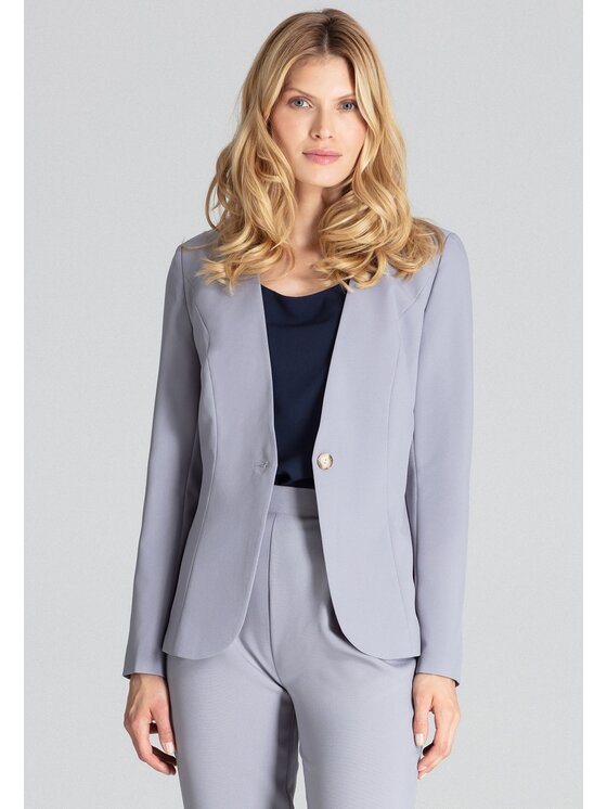 FIGL FIGL Σακάκι M678 Γκρι Regular Fit