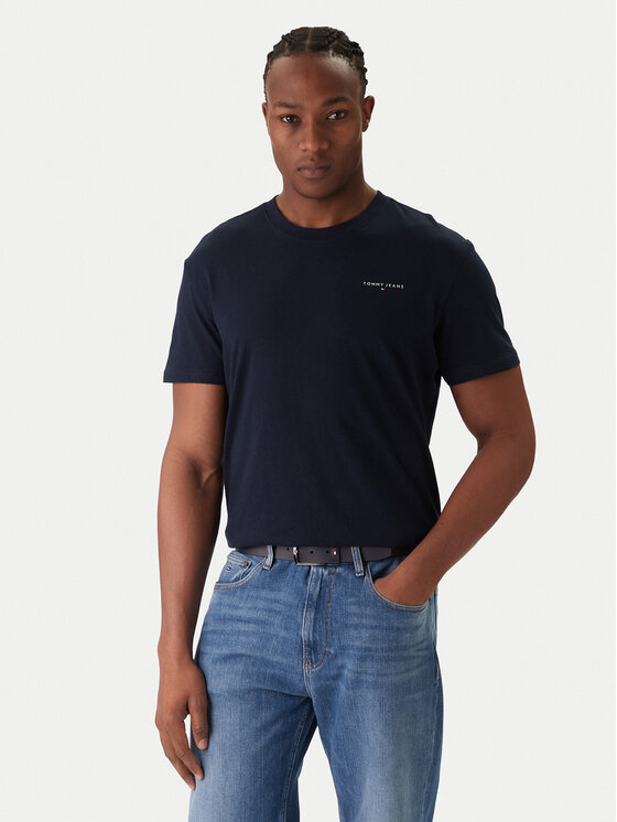 Tommy Jeans Tommy Jeans Marškinėlių komplektas Linear DM0DM22316 Juoda Slim Fit