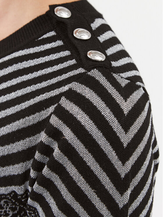 Guess Guess Pulover W3BR26 Z3AE0 Negru Slim Fit