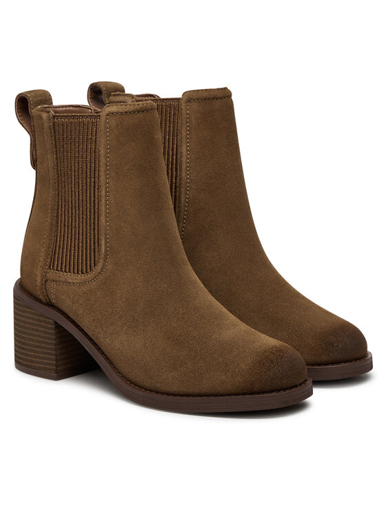 Clarks Clarks Μποτάκια Chamberly Top 26178832 Καφέ