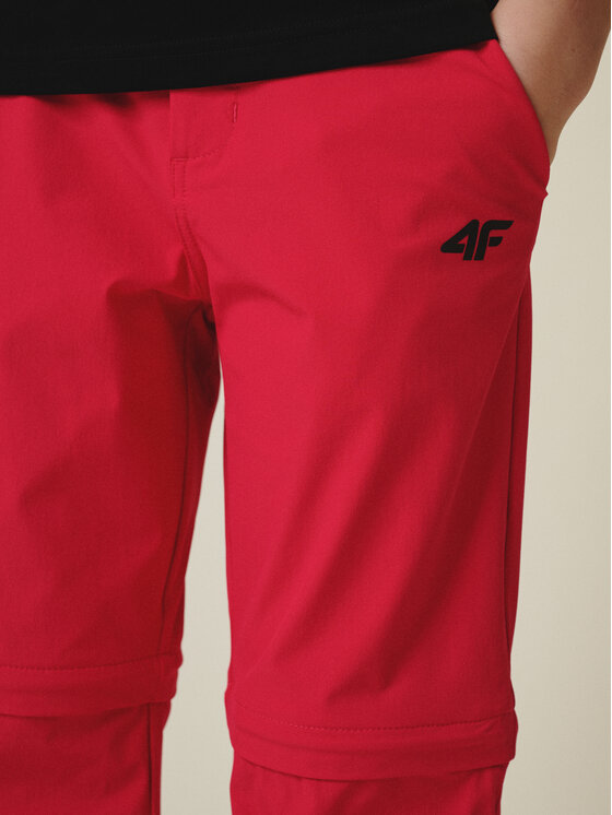 4F 4F Spodnie outdoor OUTERWEAR Różowy Regular Fit