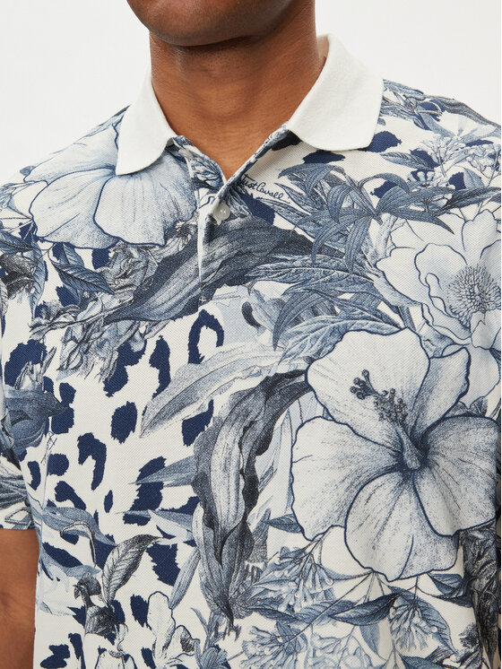 Just Cavalli Just Cavalli Polokošeľa 76OAG6RL Modrá Regular Fit