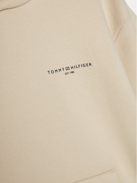 Tommy Hilfiger Tommy Hilfiger Majica dugih rukava KS0KS00595 Bež Regular Fit