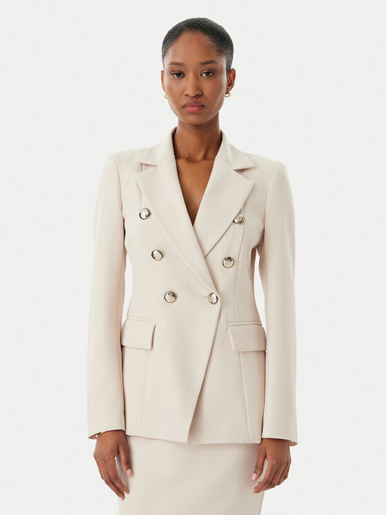 Maryley Marynarka 26EB139/43LA Beżowy jasny Regular Fit