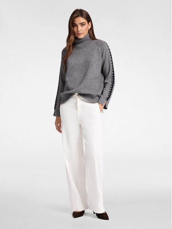 Elena Mirò Elena Mirò Maglione M468Z000601N013 Grigio Regular Fit