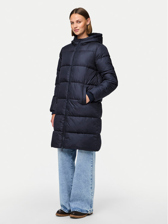 Pieces Pieces Télikabát 17115627 Sötétkék Regular Fit