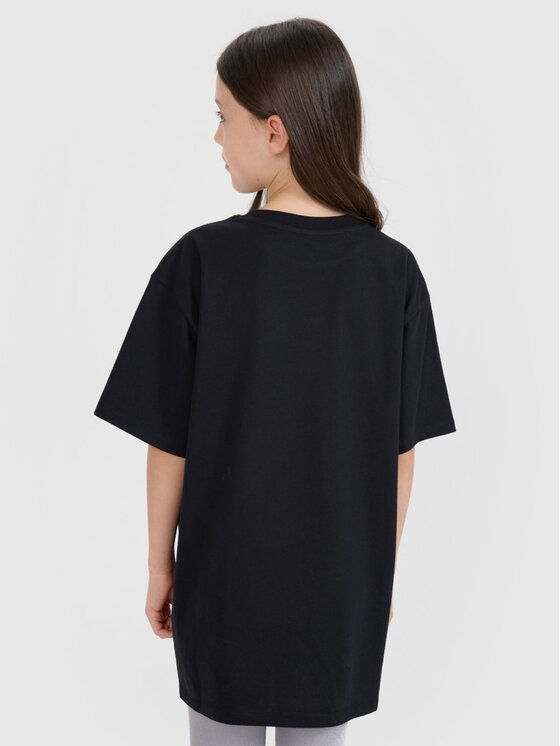 4F 4F T-shirt 4FJRSS25TTSHF2646-20S Nero Oversize