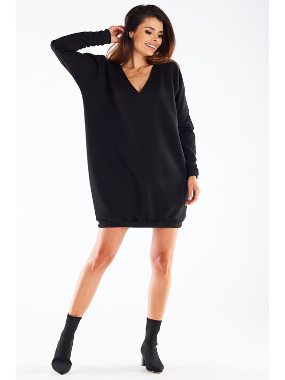 Infinite You Infinite You Úpletové šaty M272 Černá Basic Fit