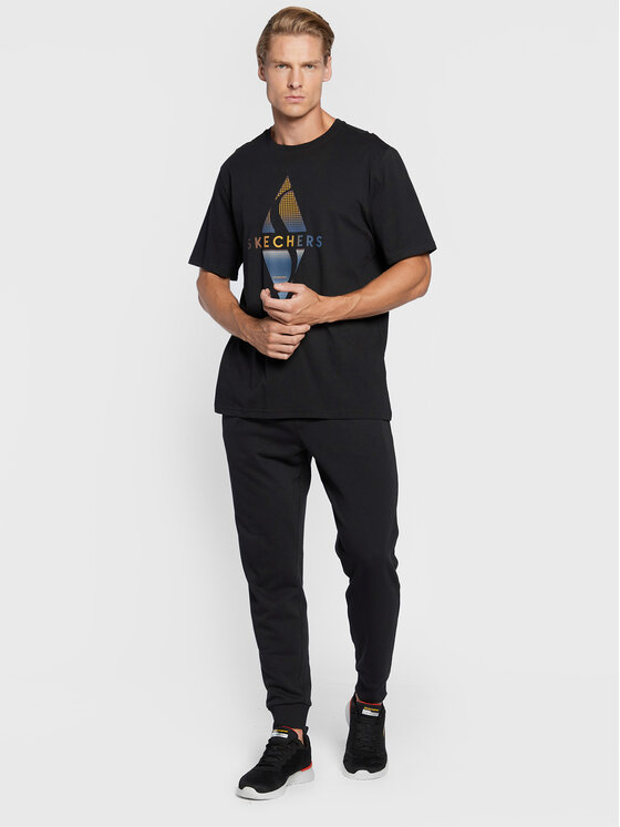 Skechers Skechers Pantaloni da tuta Expedition M1PT57 Nero Regular Fit
