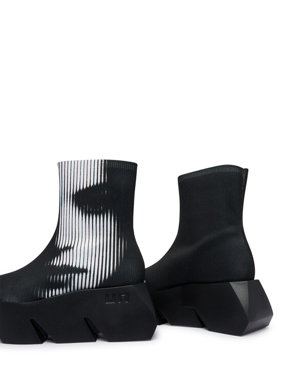 United Nude United Nude Botki Bull Canvas LO 11023510202 Czarny
