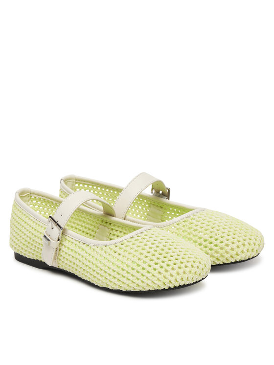 Tommy Jeans Tommy Jeans Baleríny Tjw Knitted Ballerina EN0EN03030 Bílá
