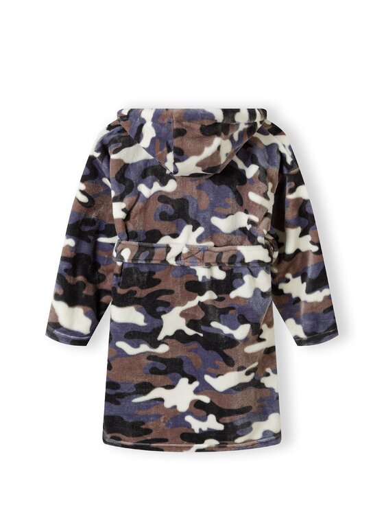 minoti minoti Szlafrok 19pj46 Czarny Regular Fit