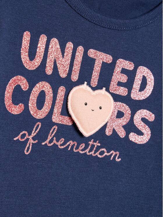 United Colors Of Benetton United Colors Of Benetton Blúz 3ATNG105X Sötétkék Regular Fit