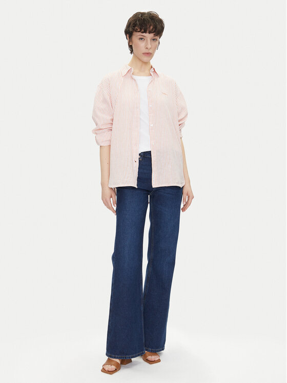 Pepe Jeans Pepe Jeans Srajca Dream PL305033 Oranžna Loose Fit
