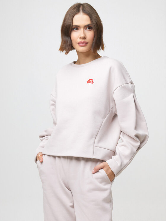 White Rvbbit White Rvbbit Spodnie dresowe premium Beżowy Regular Fit