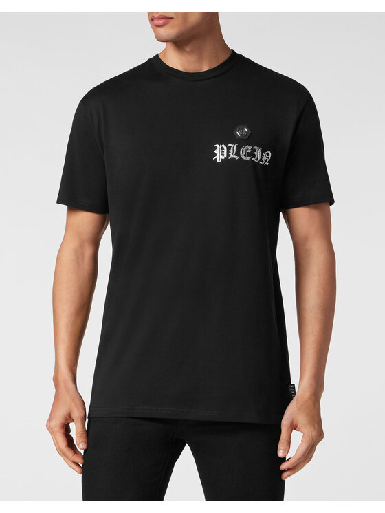 PHILIPP PLEIN PHILIPP PLEIN Tričko 3705 Čierna Regular Fit