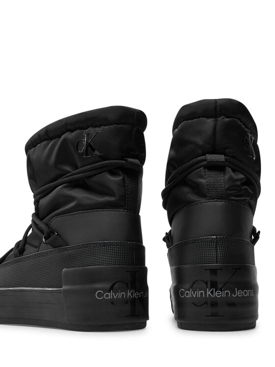 Calvin Klein Jeans Calvin Klein Jeans Botki Vulc Flatform Snow Boot Wn YW0YW01591 Czarny
