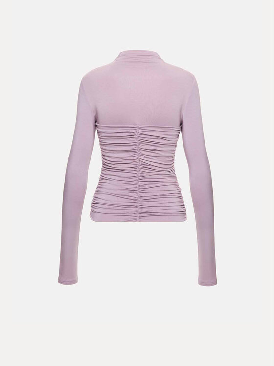 La Mania La Mania Bluzka SOLLA Fioletowy Basic Fit