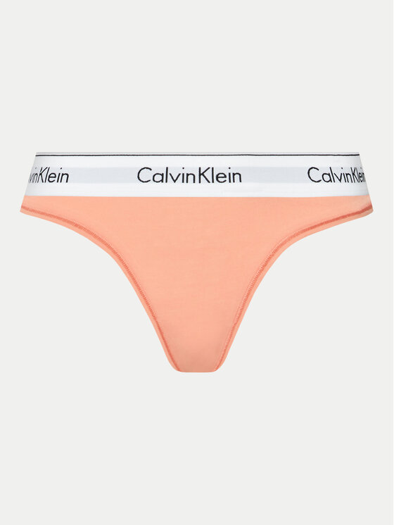 Calvin Klein Underwear Stringi 0000F3786E Koraļļu