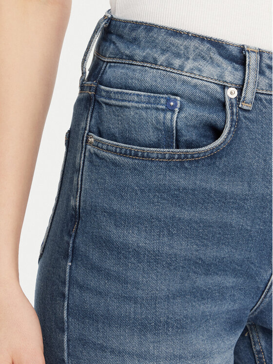 Karl Lagerfeld Jeans Karl Lagerfeld Jeans Jeans hlače A1W10028 Modra Straight Fit