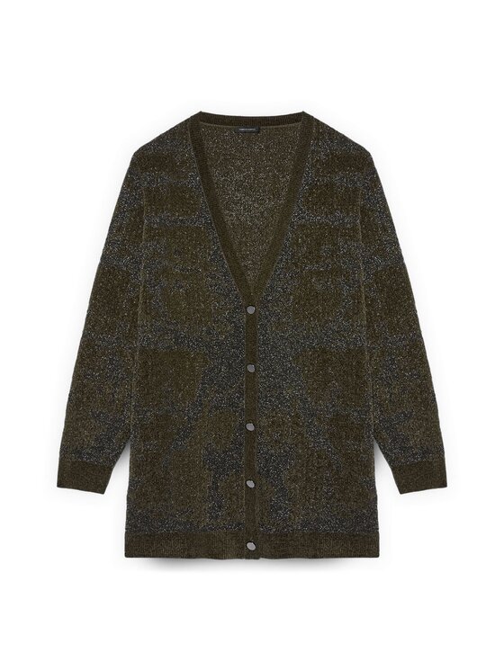 Fiorella Rubino Fiorella Rubino Cardigan M006L008252N0Z5 Verde Regular Fit