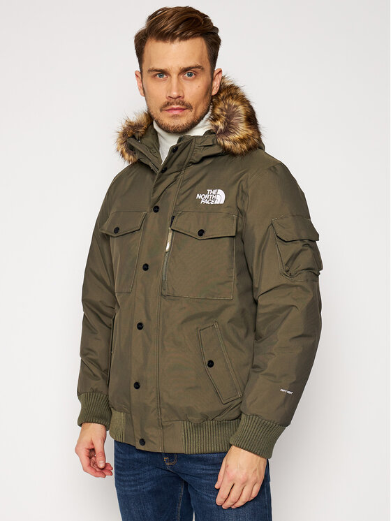 down jacket olive