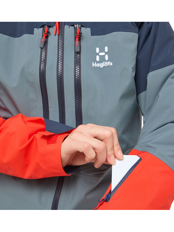 Haglöfs Haglöfs Kurtka przeciwdeszczowa Spitz GTX Pro Jacket Women Niebieski Regular Fit