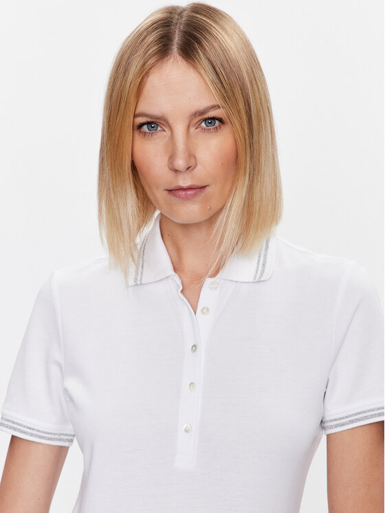 Geox Geox Poloshirt Piquet W3510A-T2649 F1492 Weiß Regular Fit