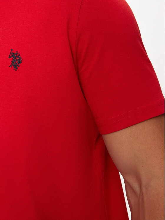 Us polo red t shirt cheap