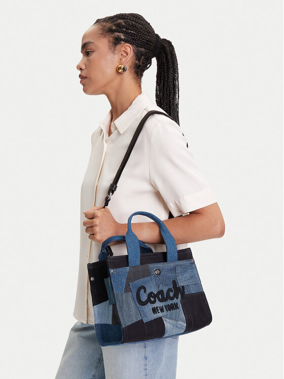 Coach Coach Geantă Cargo Patchwork 26 CAM63 LHDEI Albastru