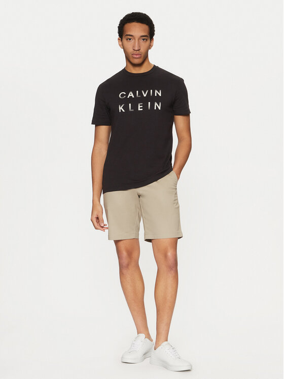 Calvin Klein Calvin Klein Marškinėliai K10K114156 Juoda Regular Fit