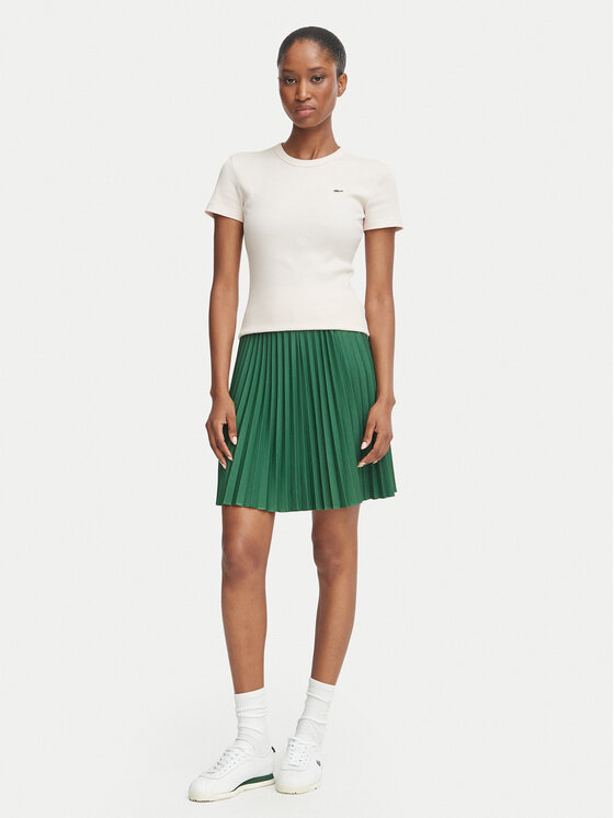 Lacoste Lacoste T-särk TF5538 Heleроosa Slim Fit