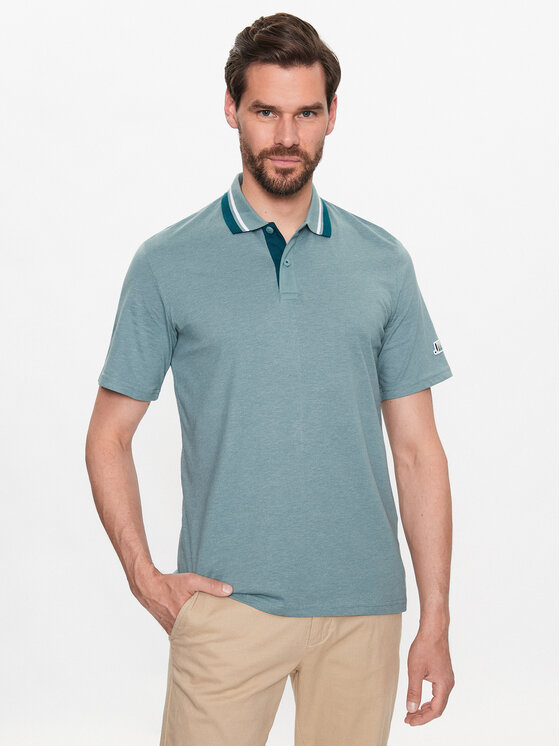 Jack&Jones Tricou polo Logan 12229420 Verde Standard Fit